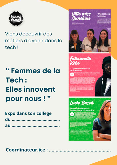 Poster Expo Femmes de la Tech (Élèves)