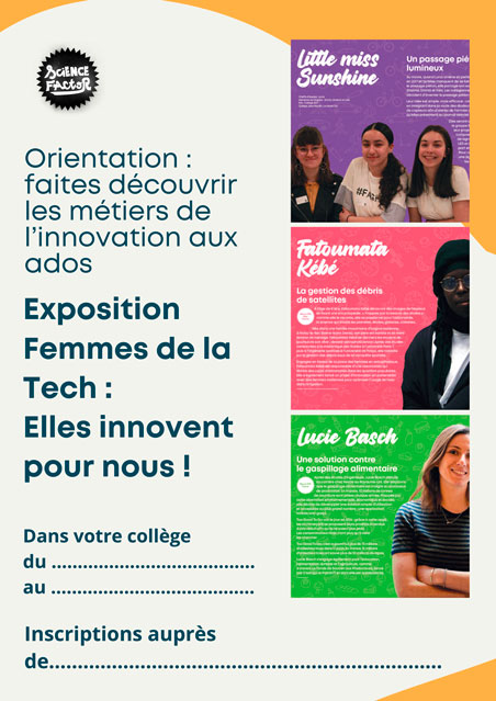 Poster Expo Femmes de la Tech (Enseignants)